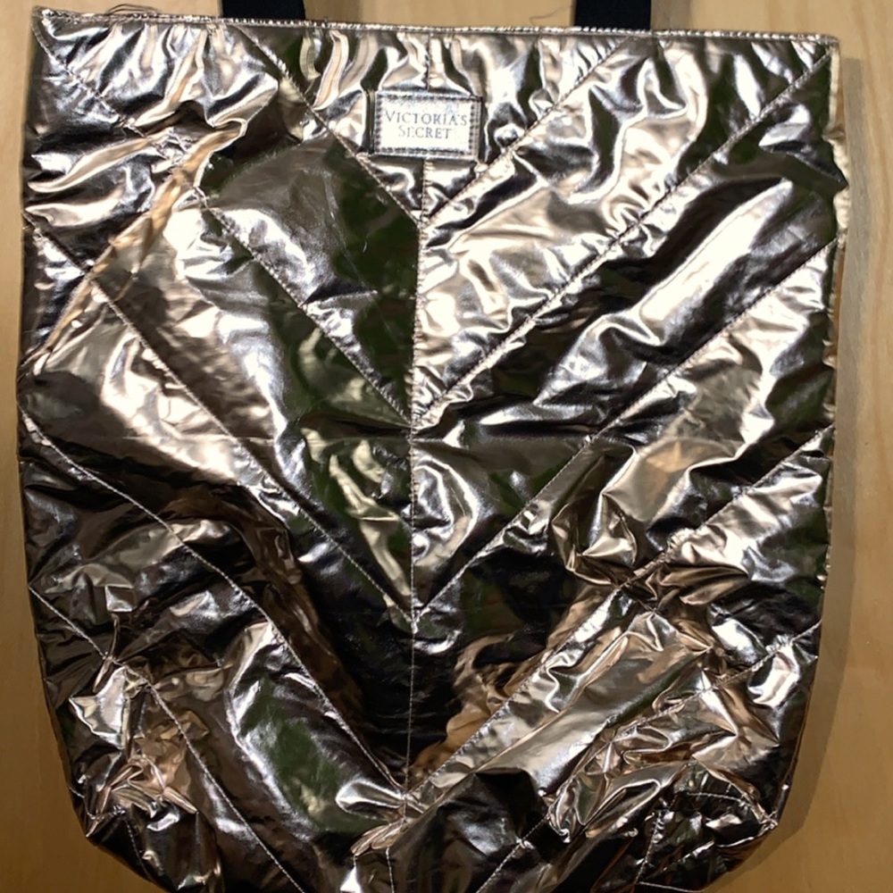 Victoria’s Secret metallic tote